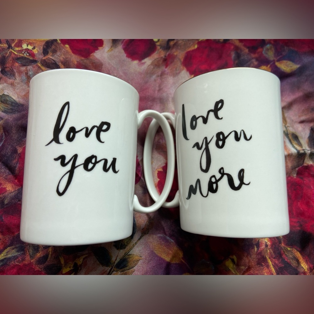 Kate Spade New York by Lenox Bridal Party Love You More Mugs 2 piece set, NWOB - Picture 2 of 5